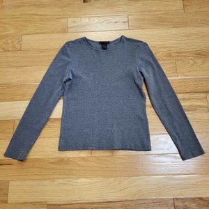 The Limited Gray Long Sleeve Top - Size S